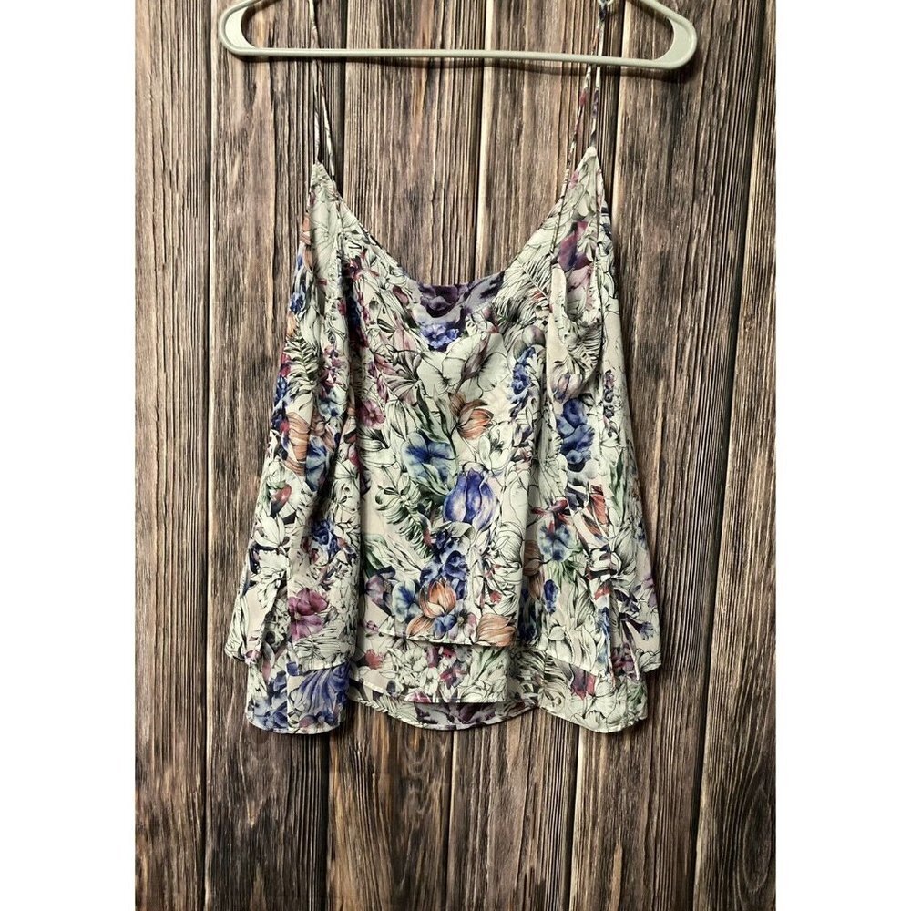 𝅺h&m Women’s Size 8 Floral Tank Top NWT